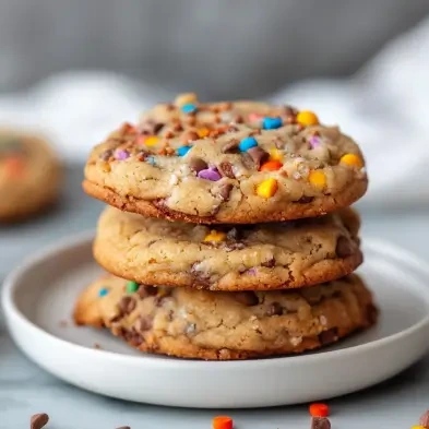 Colorful Crumbl cookies with vibrant frosting and sprinkles.